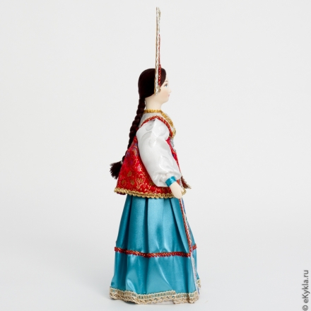 Doll Russian beauty in a kokoshnik 33cm