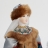 Кукла Московская в зимнем сером наряде 30см