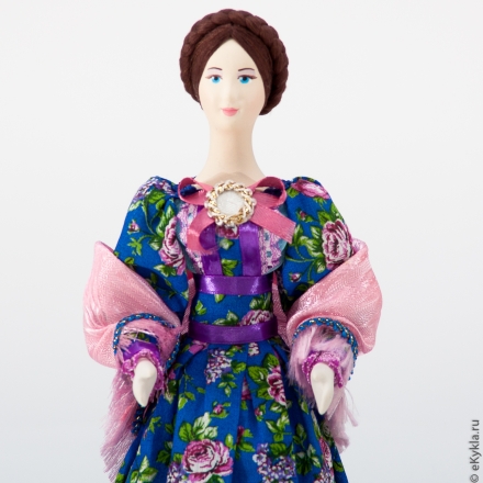 Кукла Дама в платье 30см