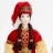 Кукла Казанская татарка в национальном костюме 28 см