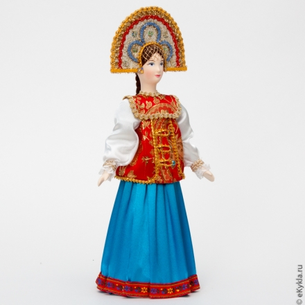 Doll in a Russian folk dress Center of Russia 30 cm