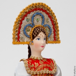 Кукла в русском народном платье Центр России 30 см