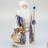 Кукла Дед Мороз из Великого Устюга в синей шубе 33см