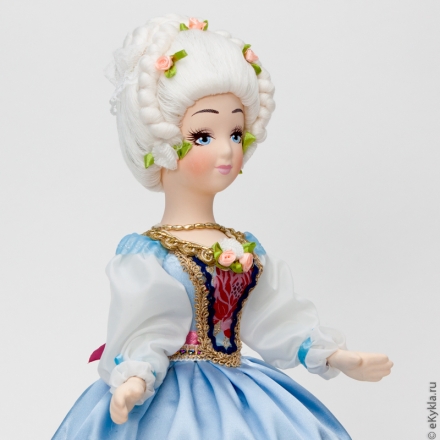 Кукла Шкатулка Дама в бальном платье 41 см