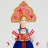 Кукла в русском девичьем костюме 32см