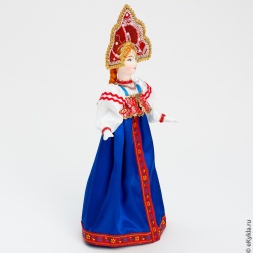 Doll in Russian girls costume 32cm