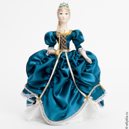 Doll Lady in a festive dress Masquerade