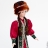 Кукла Кумандинка в национальном костюме 28 см