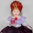 Кукла-грелка на чайник Баба с чашкой чая d20см рост 30 см