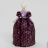 Doll Secular lady in a lilac dress 27cm