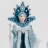 Кукла Снежная королева в голубом наряде 31см