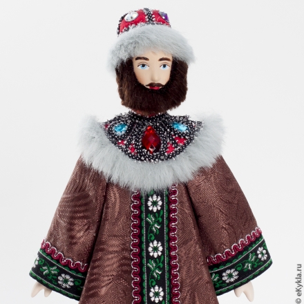 Кукла Царь Иван Грозный, 28см